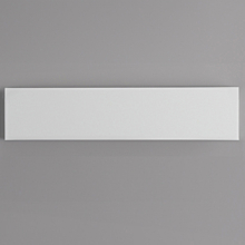 Prepline 10" x 46.8" x 0.5" White Polyethylene Cutting Board