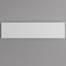 Prepline 12" x 48.4" x 0.5" White Polyethylene Cutting Board