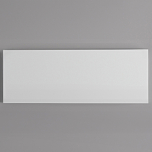 Prepline 14" x 36.2" x 1/2" Extra Deep White Polyethylene Cutting Board