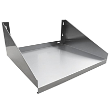 Prepline PWMS-2424 24"L x 24"D Stainless Steel Microwave Shelf