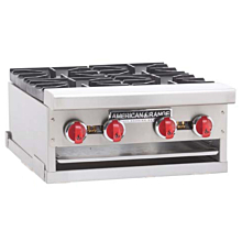 American Range ARHP-24-4-NG 24" Fur Burner Natural Gas Hot Plate - 128,000 BTU