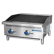 SR-CB24-M 24" Gas Countertop Radiant Charbroiler