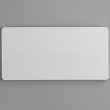 Prepline 24" x 48" x 1/2" White Polyethylene Cutting Board