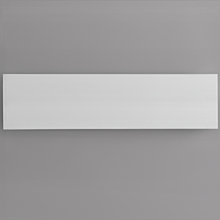 Prepline 24" x 96" x 1/2" White Polyethylene Cutting Board