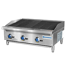 Standard Range SR-CB12-M 12" Gas Countertop Radiant Charbroiler - 35,000 BTU