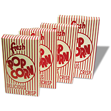 Winco 41574 2-1/3 oz Closed Top Popcorn Box