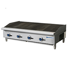 Standard Range SR-CB48-M 48" Gas Countertop Radiant Charbroiler-140,000BTU
