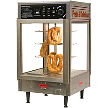 Winco Benchmark 51012 19" Countertop Pass Thru Heated Pizza/Pretzel Merchandiser - 120v