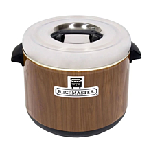 Town Food 56913W 96 Cup Sushi Rice Container with Wood Grain Finish