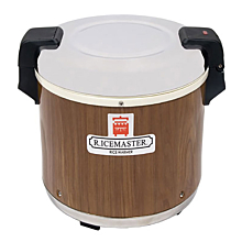 Town Food 56918 92 Cup Electric Commercial Rice Warmer with Woodgrain Finish