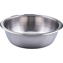 Winco 708-FP 6 Qt. Stainless Steel Round Food Pan for 708 Crown Chafer