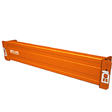 Prepline 96" Orange Teardrop Pallet Rack Beam