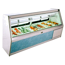 Marc Refrigeration MFC-4 S/C Self Contained 48" Seafood Case, Glass Front