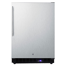 Summit SCUF18 34" Large Capacity Upright All-Freezer with Frost-Free Operation, Casters, and Lock