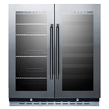 Summit SWBV3067B 22.5'' Black Undercounter Wine Cellar - 5.8