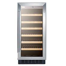 Summit SWC1535B 22.75'' Black Wine Cellar - 2.94