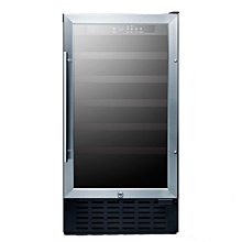 Summit SWC1840B 23.5'' Black Wine Cellar - 3.3