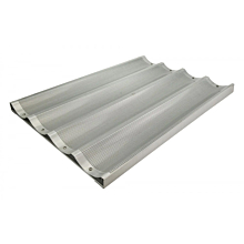 Winco ABPN-4 Aluminum Four Slot Baguette Pan
