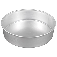 Winco ACP-103 10" x 3" Round Aluminum Cake Pan