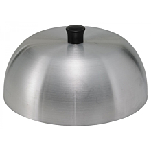 Winco AHC-6 6" Round Aluminum Hamburger Cover