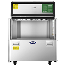 Atosa AMC-3401 34" Forced Air Single Sided Milk Cooler - 8 Crate Capacity