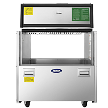 Atosa AMC-3402 34" Forced Air Double Sided Milk Cooler - 8 Crate Capacity