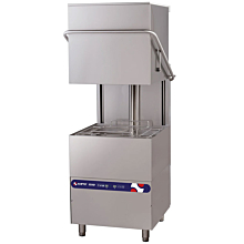 Ampto 1510 35" Hood Type High Temperature Dishwasher - 30 Racks/Hr