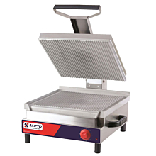 Ampto SSGE 17" Giant Ribbed Electric Panini Grill