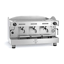Ampto B2016DE3IS7 Bezzera 35" Professional 3-Group Fully-Automatic Stainless Steel Espresso Machine