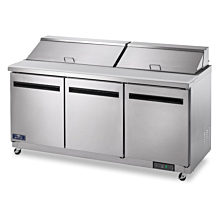 Arctic Air AMT72R 72" Mega-Top Sandwich Prep Table Refrigerator