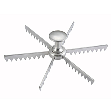 Winco APM-06 6 Cut 10" Pie Marker/Cutter
