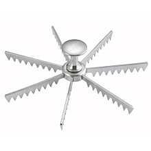 Winco APM-07 7 Cut 10" Pie Marker/Cutter