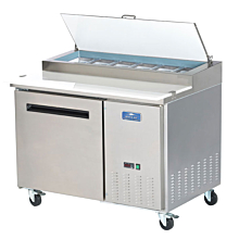 Arctic Air APP48R 48" Pizza Prep Table Refrigerator - (6) x 1/3 pans