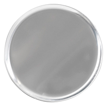Winco APZC-10 10" Coupe-Style Aluminum Pizza Pan