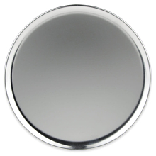 Winco APZC-11 11" Coupe-Style Aluminum Pizza Pan
