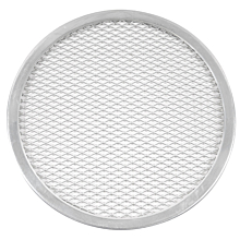 Winco APZS-8 8" Seamless Aluminum Pizza Screen