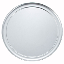 Winco APZT-14 14" Wide Rim Aluminum Pizza Pan
