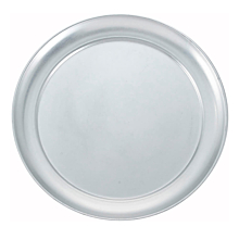 Winco APZT-7 7" Wide Rim Aluminum Pizza Pan