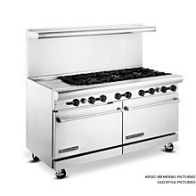American Range 60 inch Commercial Range, 12 inch Griddle, AR12G-8B - Old Style