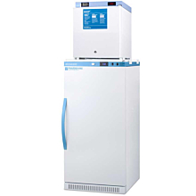 Summit ARS8PV-FS24LSTACKMED2 24" Wide All-Refrigerator/All-Freezer Combination