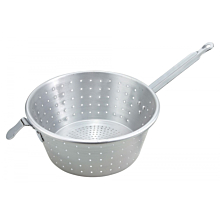 Winco ASS-09 9" Aluminum Spaghetti Strainer