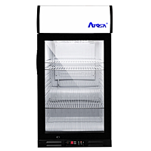 Atosa CTD-3ST 18 1/8" Countertop Swing Door Merchandising Refrigerator