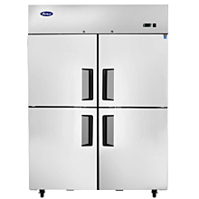 Atosa MBF8008GR 51" Two Section Four Divided Door Top Mount Reach-In Freezer
