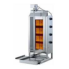 Axis AX-VB4 176 lb. Vertical Gas Gyro Broiler - 44,382 BTU