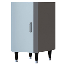 Blue Air BLDS-16-32 Stainless Steel Equipment Stand with Locking Cabinet Base for BLDN-280A - 16"W x 24"D x 32"H