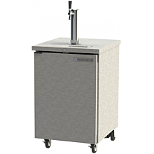 Beverage-Air DD24HC-1-S Single Tap Kegerator Beer Dispenser - Stainless Steel, (1) 1/2 Keg Capacity