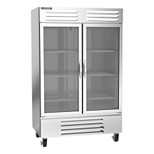 Beverage-Air FB49HC-1G 52" Vista Series Two Section Glass Door Reach-In Freezer - 49 Cu. Ft.