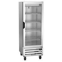 Beverage Air HBF12HC-1-G 24" Horizon Bottom Mount Glass Door Reach-In Freezer