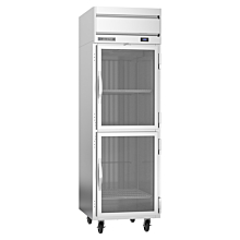Beverage-Air HF1HC-1HG Horizon Series 26" Top Mounted Half Glass Door Reach-In Freezer