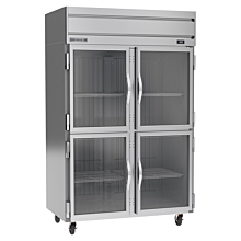 Beverage-Air HF2HC-1HG Horizon Series 52" Top Mounted Half Glass Door Reach-In Freezer
